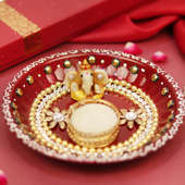 Handcrafted Diwali Puja Thali - Diwali Gift