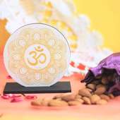 Handcrafted Om Idol With Almonds