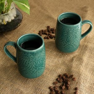 Handmade Ceramic Tall Mugs 