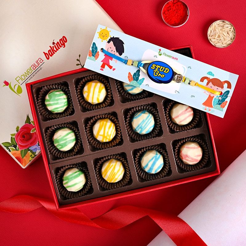 Handmade Chocolates N Kid Rakhi