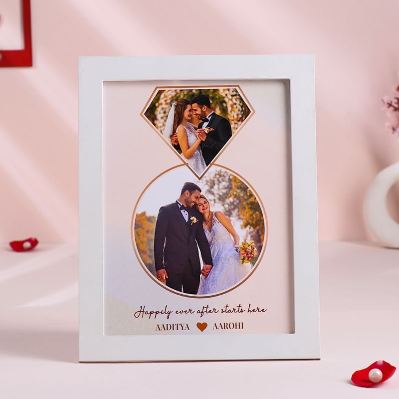 Happily Forever Personalised Photo Frame