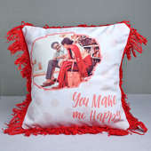 Happily In Love Personalised Cushion