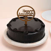 Happy Anniversary Truffle Cake