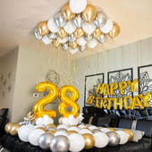 Happy Birthday Balloon Room Decor