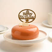 Happy Birthday Choco Butterscotch Cake