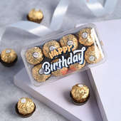Happy Birthday Printed Ferrero Rocher