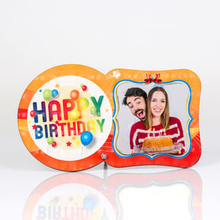 Happy Birthday Tabletop Photo Frame