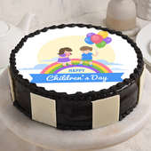 Happy Childrens Day Chocolate Poster Cake