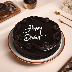 Happy Diwali Chocolate Cake