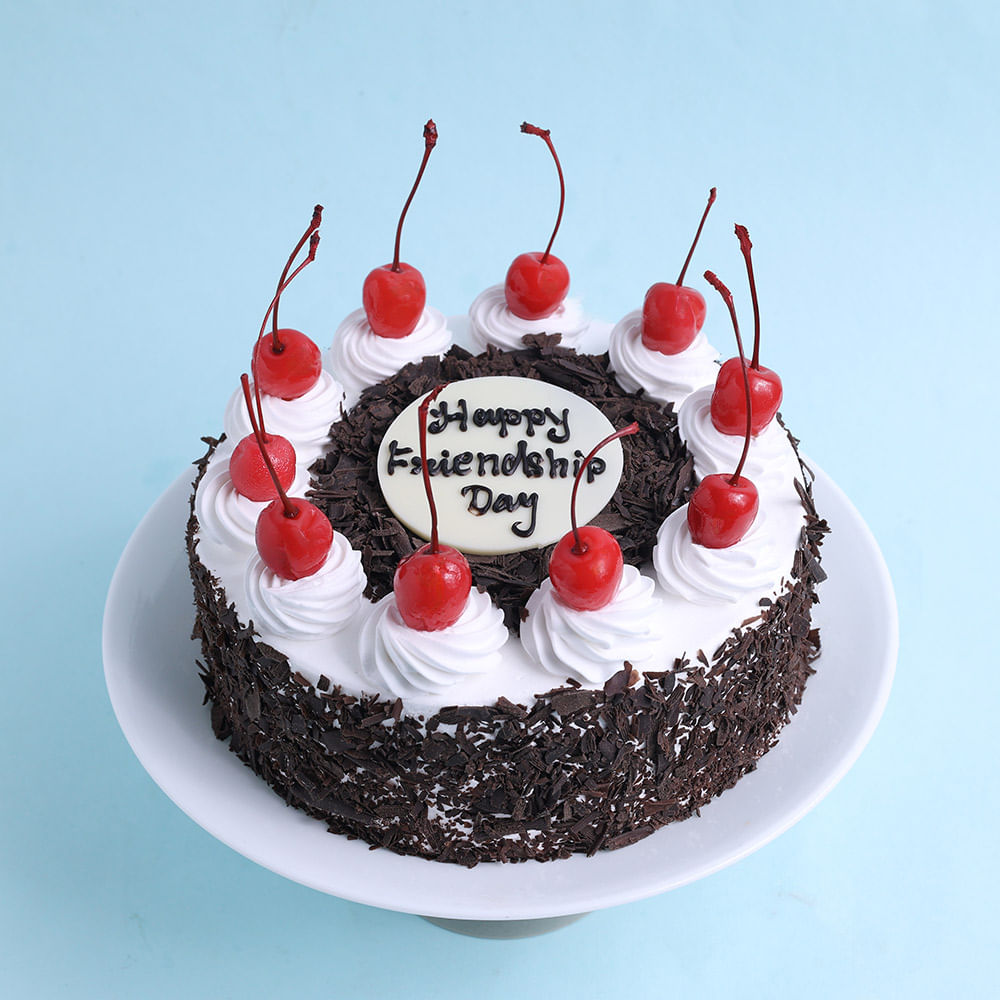 Friendship Day Black Forest Cake