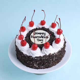 Friendship Day Black Forest Cake