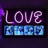 Happy In Love personalised Photo Lamp Online