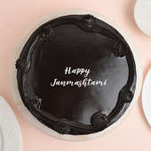 Happy Janmashtami Delicious Truffle Cake
