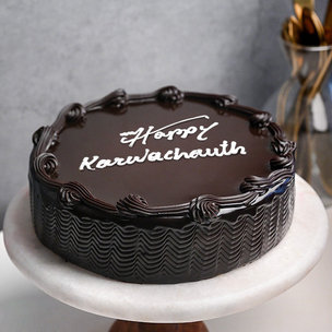 Happy Karwa Chauth Choco Cake