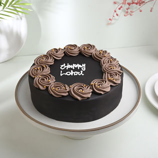 Happy Lohri Chocolate Cake