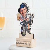 Happy N Fun Wooden Caricature For Birthday