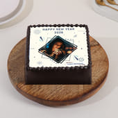 Happy New Year Picture Cake 