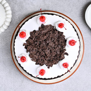Happy New Year Black Forest Cake