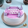 Happy New Year Butterfly Cake