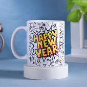Happy New Year Quirky Printed Mug