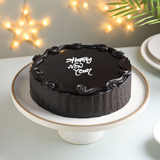Chocolate Flavor New Year Cake