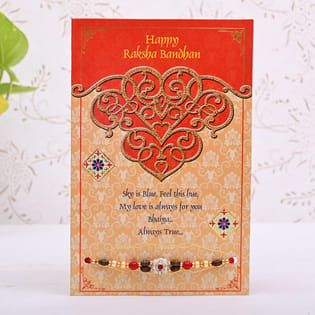 Happy Rakhi Card Combo