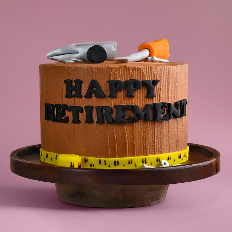 Happy Retirement Delight Cake