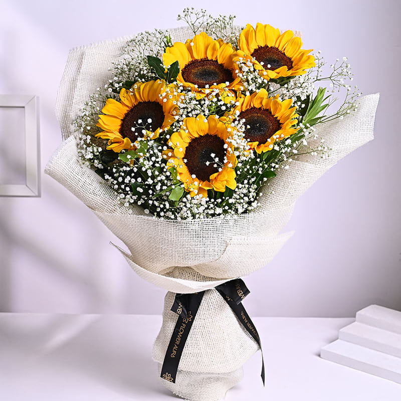 Happy Sunflower Bouquet