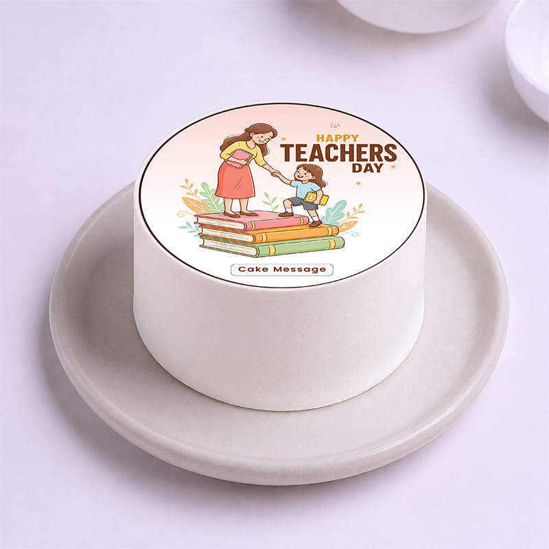 Happy Teachers Day Bento Cake