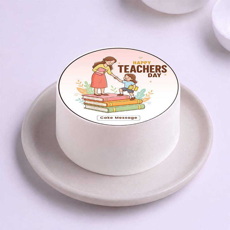Happy Teachers Day Bento Cake