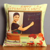 Happy Teachers Day Personalised Cushion