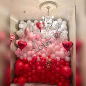 Happy Valentines Day Balloon Setup