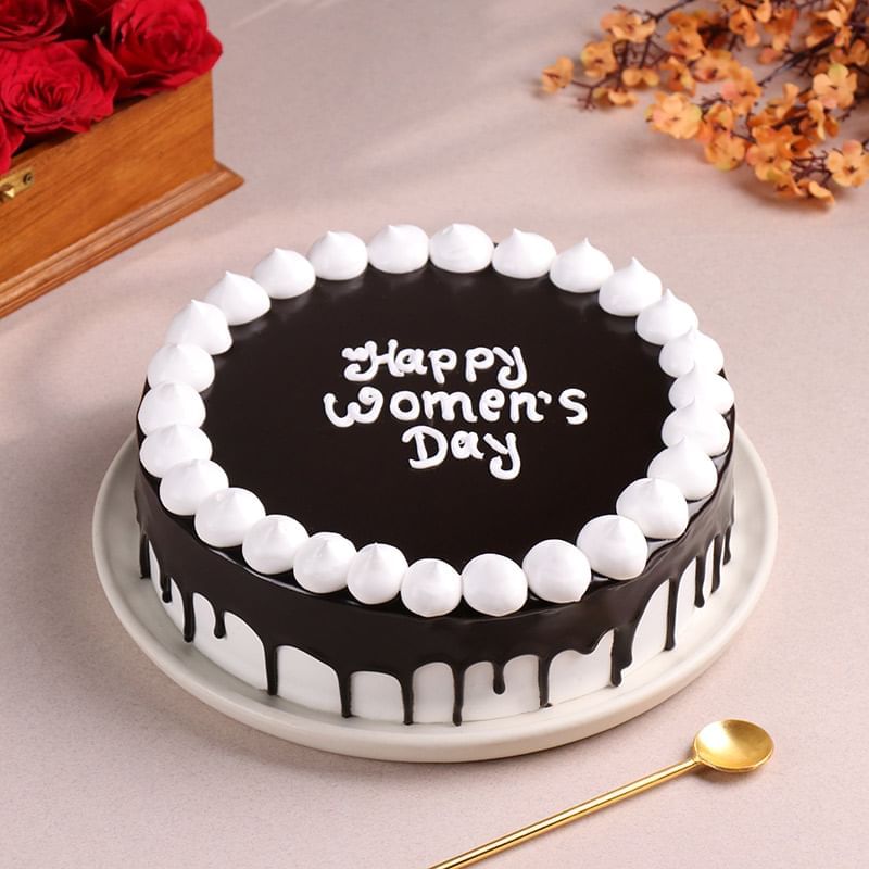 Happy Womens Day Chocolate Cake