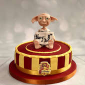 Harry Potter Dobby Fondant Cake, Designer Cake for Birthday