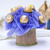 Ferrero Rocher Chocolates in a Vase