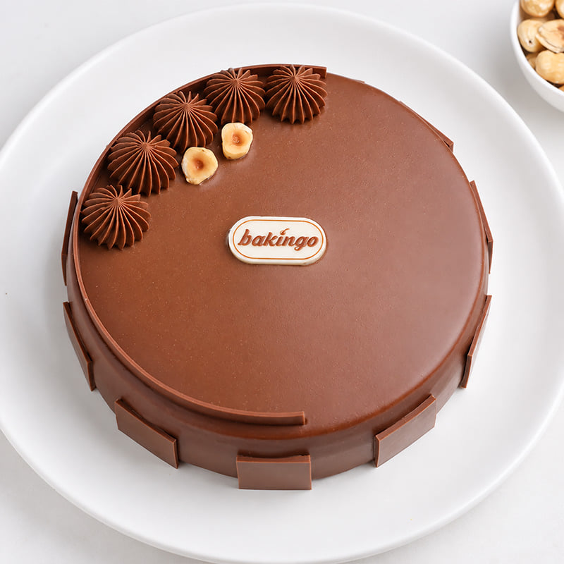 Hazelnut Praline Chocolate Cake