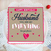 Happy Birthday Cake for Husband