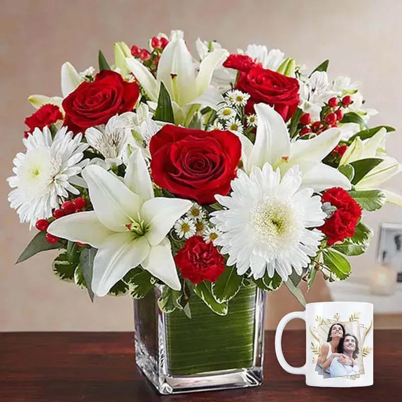 Personalised Mug With Beautiful Blooms