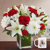 Personalised Mug With Beautiful Blooms