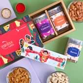Send kids With Dry Fruits For kids Online - Healthy Dry Fruits Chota Bheem Rakhi