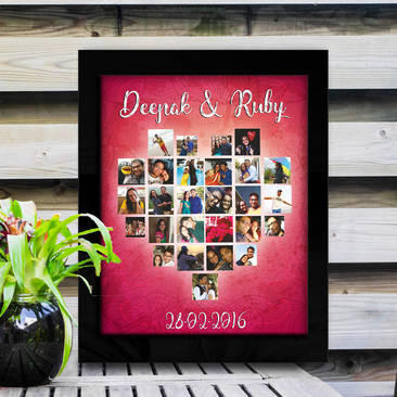 Send Beautiful Love Box With Photo Frame Gift Online, Rs.999