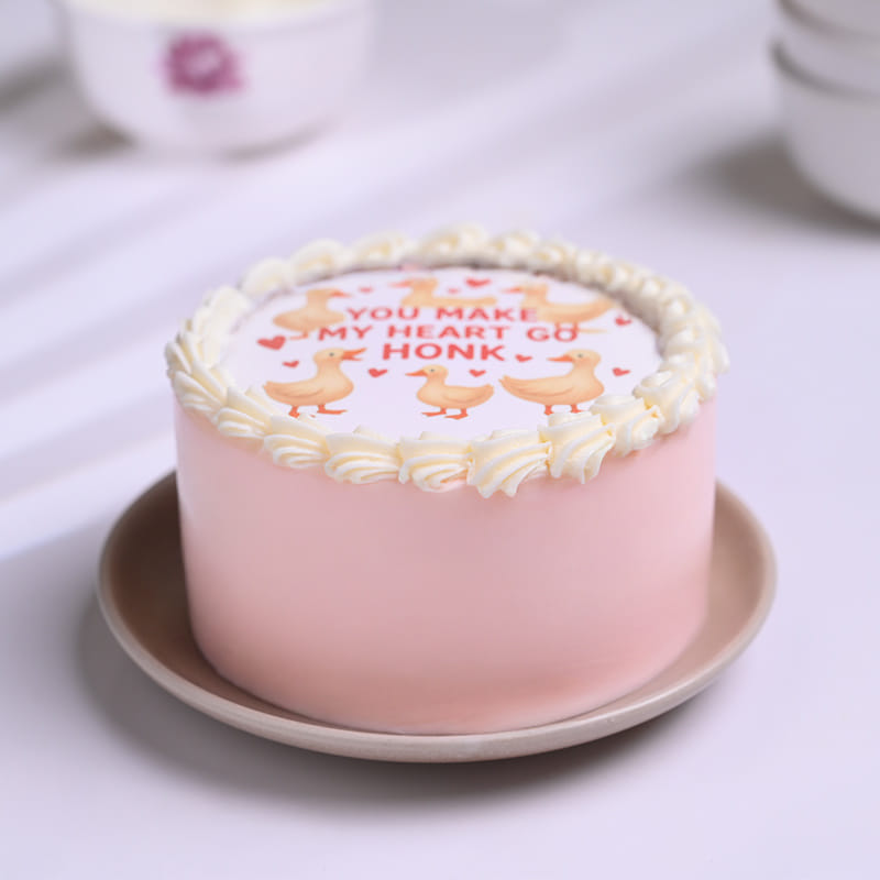 Heart Goes Honk Bento Cake