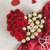 Heart Of Roses N Choco