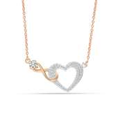 Heart Pendant Silver Necklace