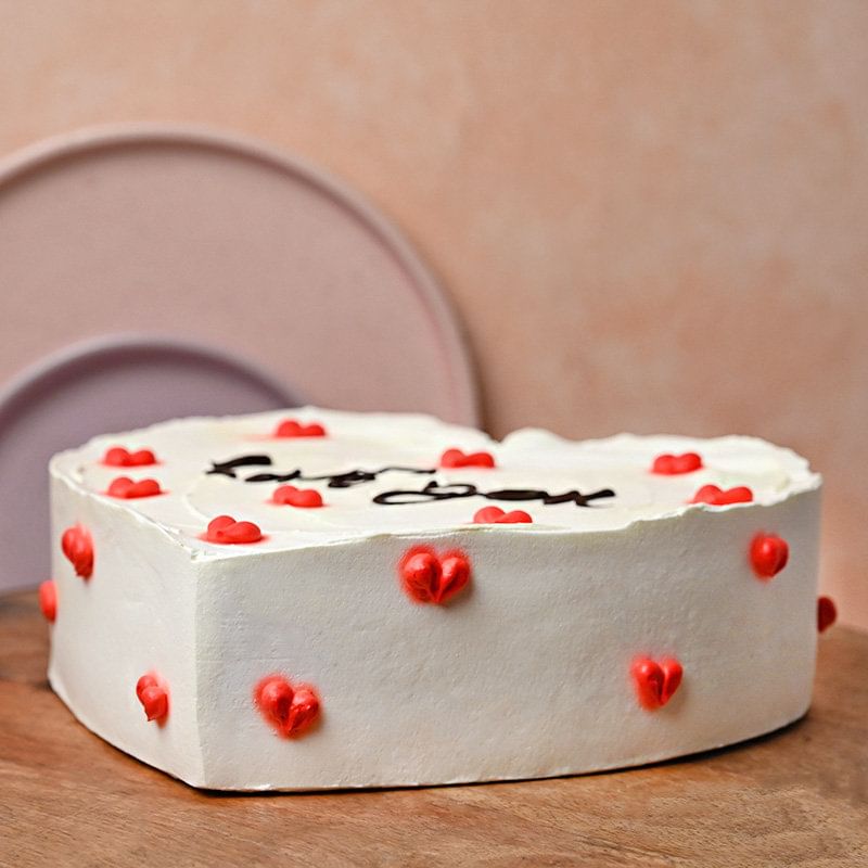 Heart Shape Love You Cake