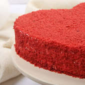 Heart Shaped Red Velvet cake 