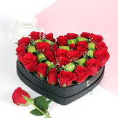 Heart-shaped Rose Box
