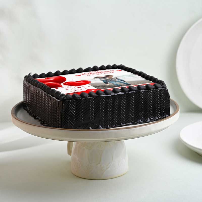Valentine Love Photo Cake