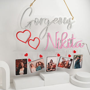 Heartfelt Custom Neon Wall Hanging for Her/Him