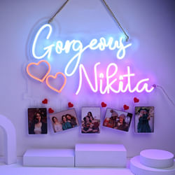 Heartfelt Custom Neon Wall Hanging for Her/Him
